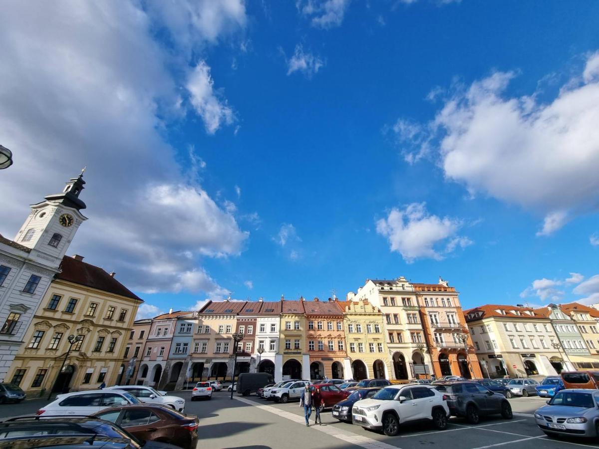 Velke Studio Na Velkem Namesti S Vybavenou Kuchyni Hradec Králové Buitenkant foto